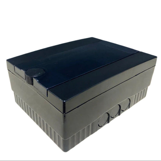 ARS Modulare Schaltanlage 16 MOD (16 Sicherungen, 2x8), Aufputz-Schaltschrank, Kunststoff, transparente Tür IP40, 342597