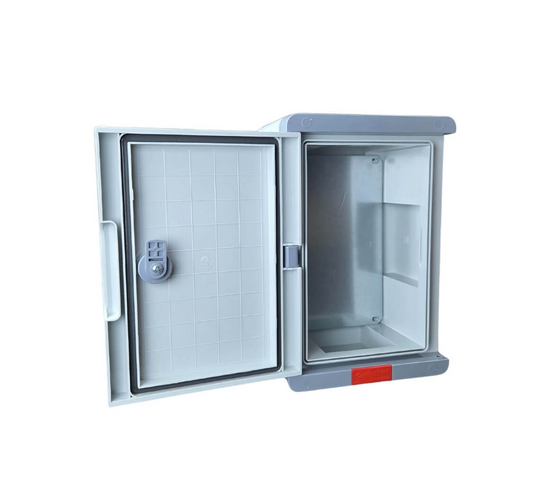 Rozvaděč plastové šedé dveře 600x800x260mm IP67 PD608026