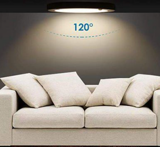 Schlanke schwarze Einfassung LED 20W schlanke Deckenleuchte plafoniera mit PIR-Bewegungssensor kreisförmig kaltweiß / 6500K YL14-1810-S