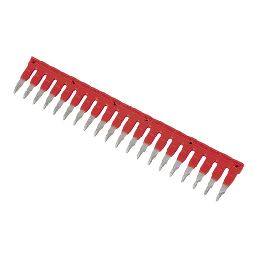 ONKA 10/20 Pluggable 20-rail ridge bridge insulated, for spring clamp terminal 10mm2, 1060135