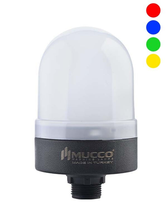 Signal light with surface mounting, multi-color RGB