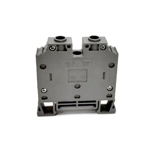 ONKA 25mm2 Schraubklemmleiste DIN-Schienen-Klemme 2-adrig grau, 1010062