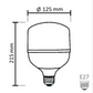 NOAS 50W (350W) LED Bulb Type TORCH, Cool White / 6500K, 4290 Lm, YL95-5001