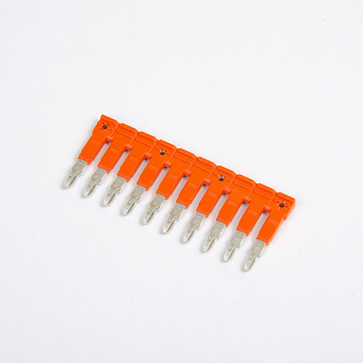 ONKA 2.5/10 Pluggable 10-way ridge bridge, insulated, universal (for spring and screw terminals 2.5 mm²), 1060109