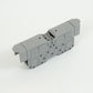 ONKA 95mm2 M8 Schraubschienenverbinder Reihenklemme mit Schutzkappe, grau, 1030059
