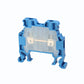 ONKA 1.5mm2 Schraubklemmleiste DIN-Schienen-Klemme 2-adrig blau, 1010005