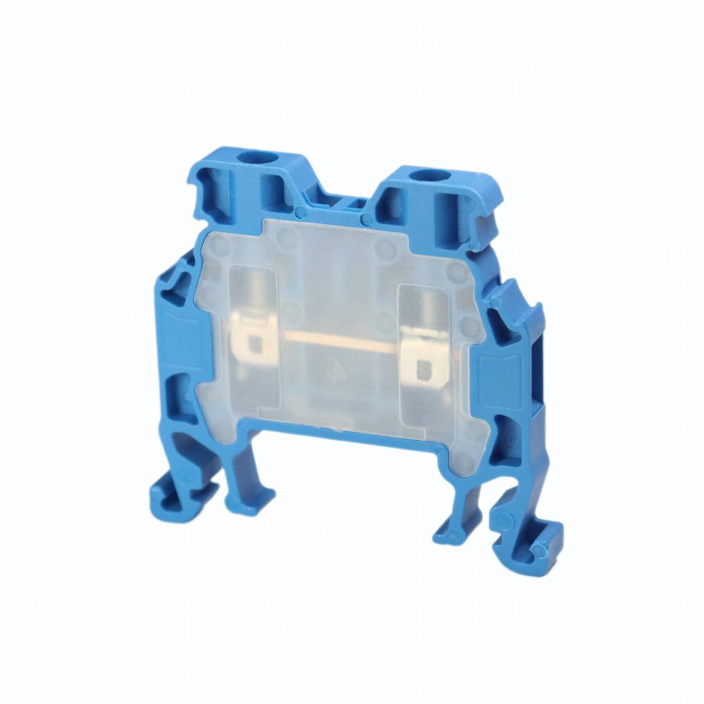 ONKA 1.5mm2 Schraubklemmleiste DIN-Schienen-Klemme 2-adrig blau, 1010005