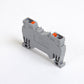 ONKA 4mm2 Spring Clamp Strip DIN Rail Terminal Strip 2-wire gray, 1020024
