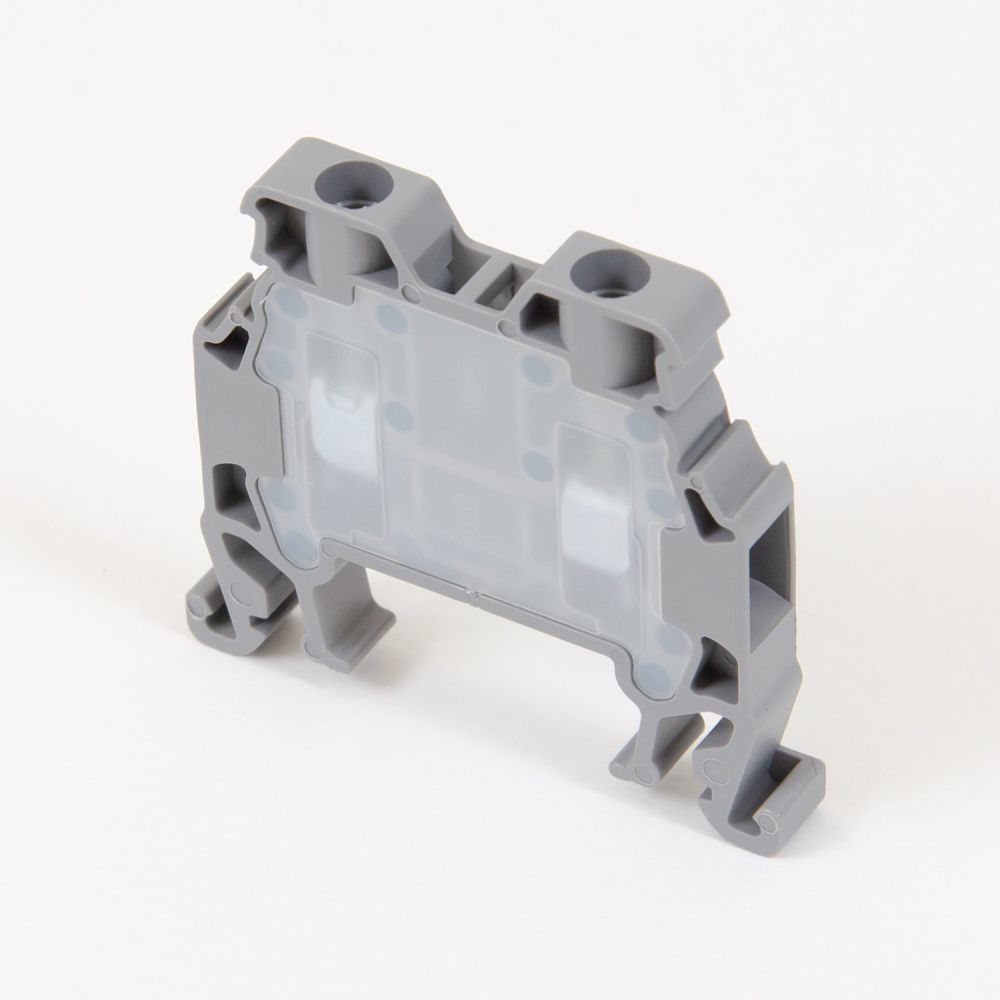 ONKA 1,5mm2 Schraubklemmleiste DIN-Schienen-Klemme 2-adrig grau, 1010002