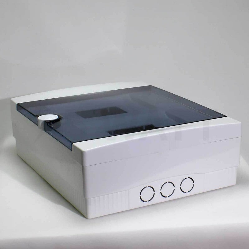ARS modular switchgear 16 MOD (16 fuses), surface-mounted control cabinet, plastic, transparent door IP40, 341205