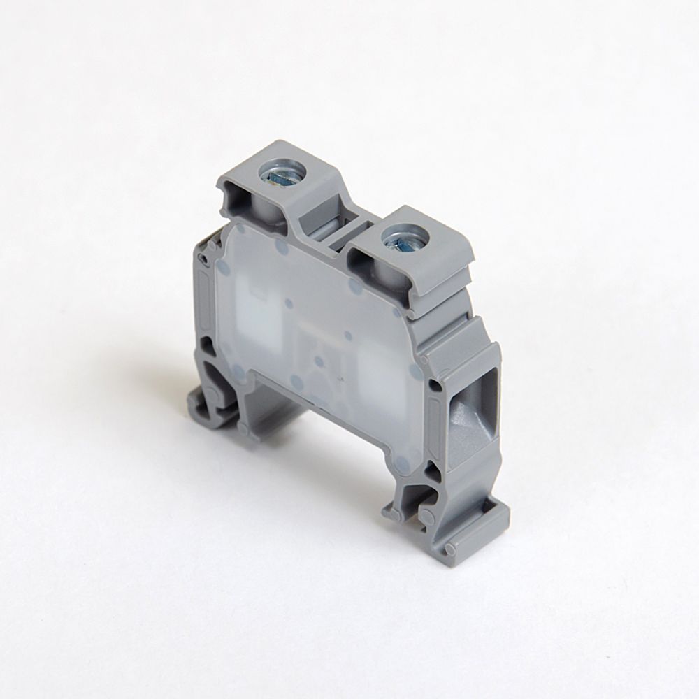 ONKA 10mm2 Screw Terminal Strip DIN Rail Terminal 2-wire gray, 1010042