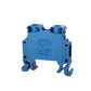 ONKA 10mm2 screw terminal block DIN rail terminal 2-wire blue, 1010045