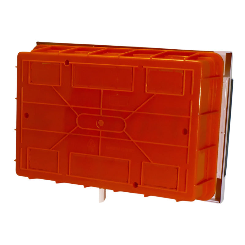 ARS Modularer Schaltschrank 16 MOD (16 Sicherungen), Kunststoff-Unterputz-Schaltschrank, transparente Tür IP40, 346125