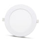 2 pieces SLIM LED panel cold white / 6500K 12W / 1080Lm round recessed round (incl. power supply) 6500K YL10-1200