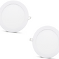 2 pieces SLIM LED panel cold white / 6500K 15W / 1350Lm round recessed round (incl. power supply) 6500K YL10-1500