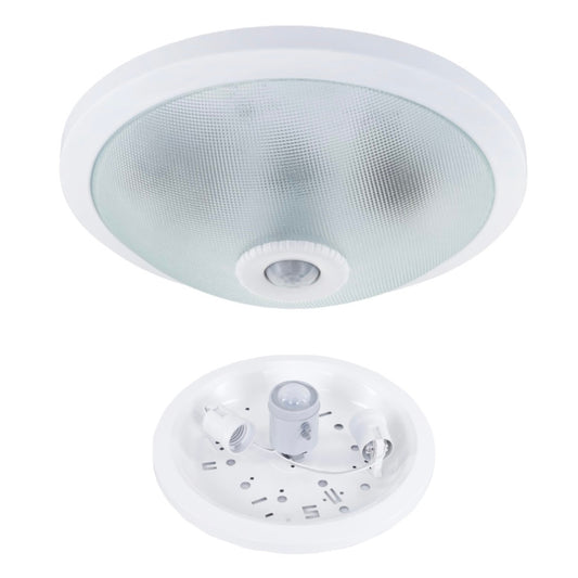 Ceiling Light with PIR Motion Sensor / Light with IR Sensor (2xE27)