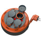 IP44 Kompaktkassetten-Rollenverlängerungskabel, 5m Kabel mit 4 Steckdosen + Thermo-/Kindersicherung, 3x1mm2, SCHUKO-Typ-Erdung, PHP-05310-F