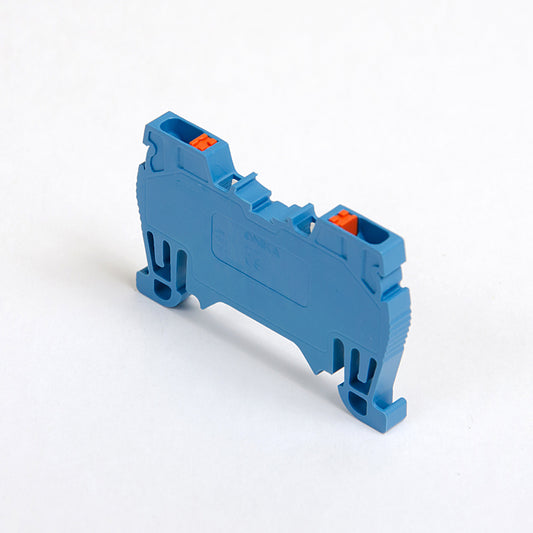ONKA 1.5mm2 female terminal block DIN rail terminal 2-wire blue, 1020005