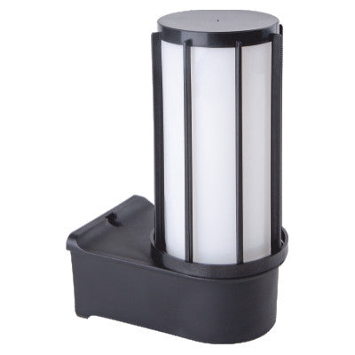 Garden wall light, E27 25cm made of black plastic