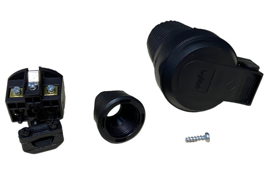Rubber socket with flap, IP54 16A 250V with French grounding standard (Pin), Bylion