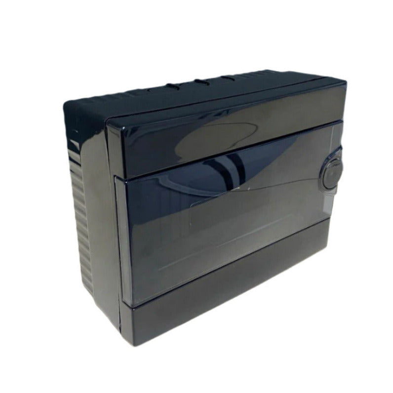 ARS Modulare Schaltanlage 12 MOD (12 Sicherungen), Aufputz-Schaltschrank, Kunststoff, transparente Tür IP40, 342595