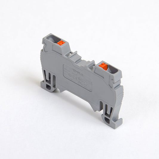 ONKA 2.5mm2 female terminal block DIN rail terminal 2-wire grey, 1020013