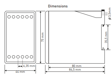 Direct digital overcurrent relay with 3×3 digit LED display TRM-25