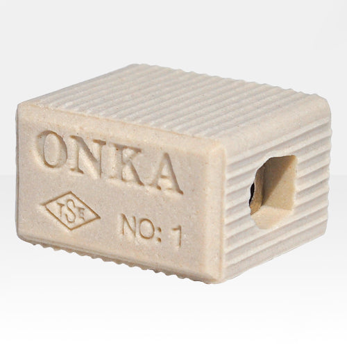 ONKA 4-6mm2 1POLE Steatite / Ceramic / Porcelain Plug - PORCELAIN TERMINAL BLOCK, 1070010