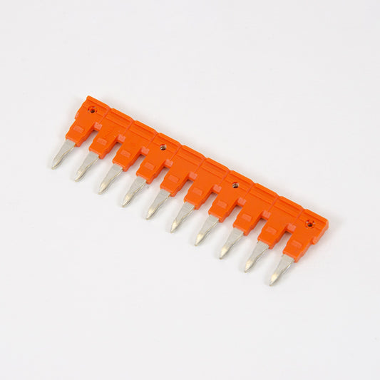 ONKA 6/10 Pluggable 10-conductor ridge bridge insulated for 6mm2 screw terminal, 1060119