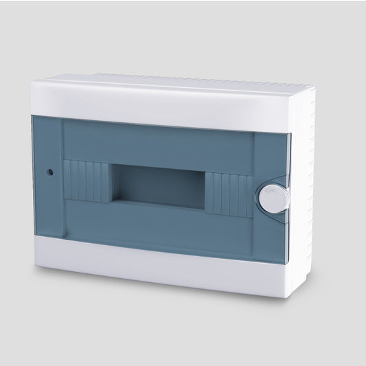 ARS modular switchgear 12 MOD (12 fuses), surface-mounted control cabinet, plastic, transparent door IP40, 341218