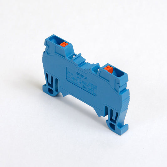 ONKA 2.5mm2 spring-loaded terminal block DIN rail terminal 2-wire gray, 1020016