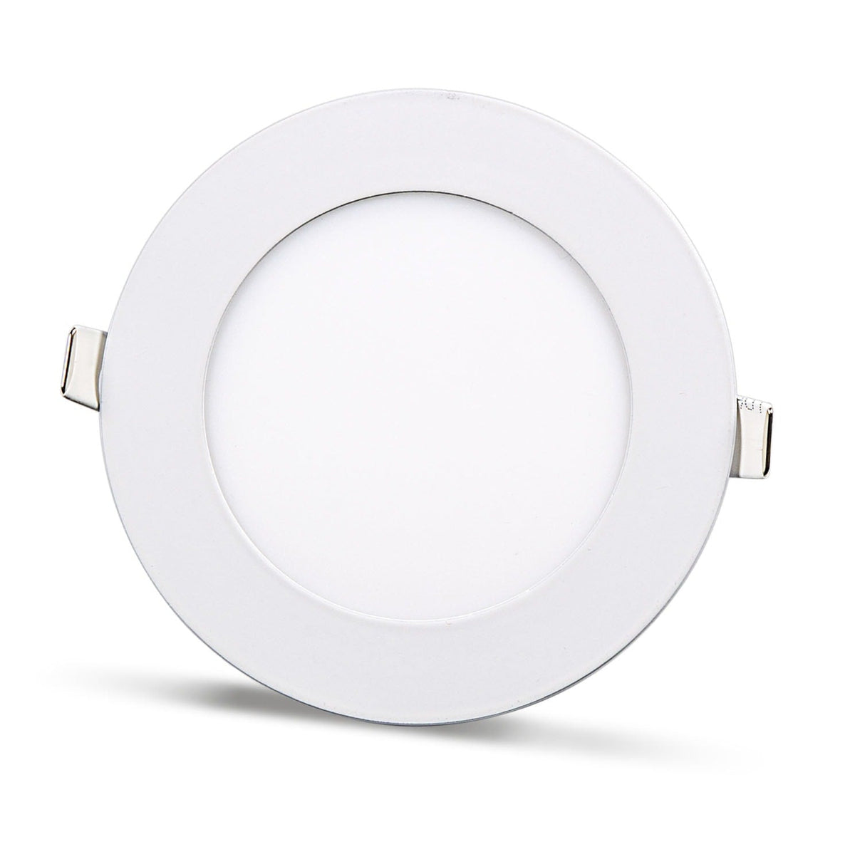 2 Pieces - Round LED Panels 6W / 540Lm Cool White Circular Recessed (Including Power Supply) 6500K YL10-0600