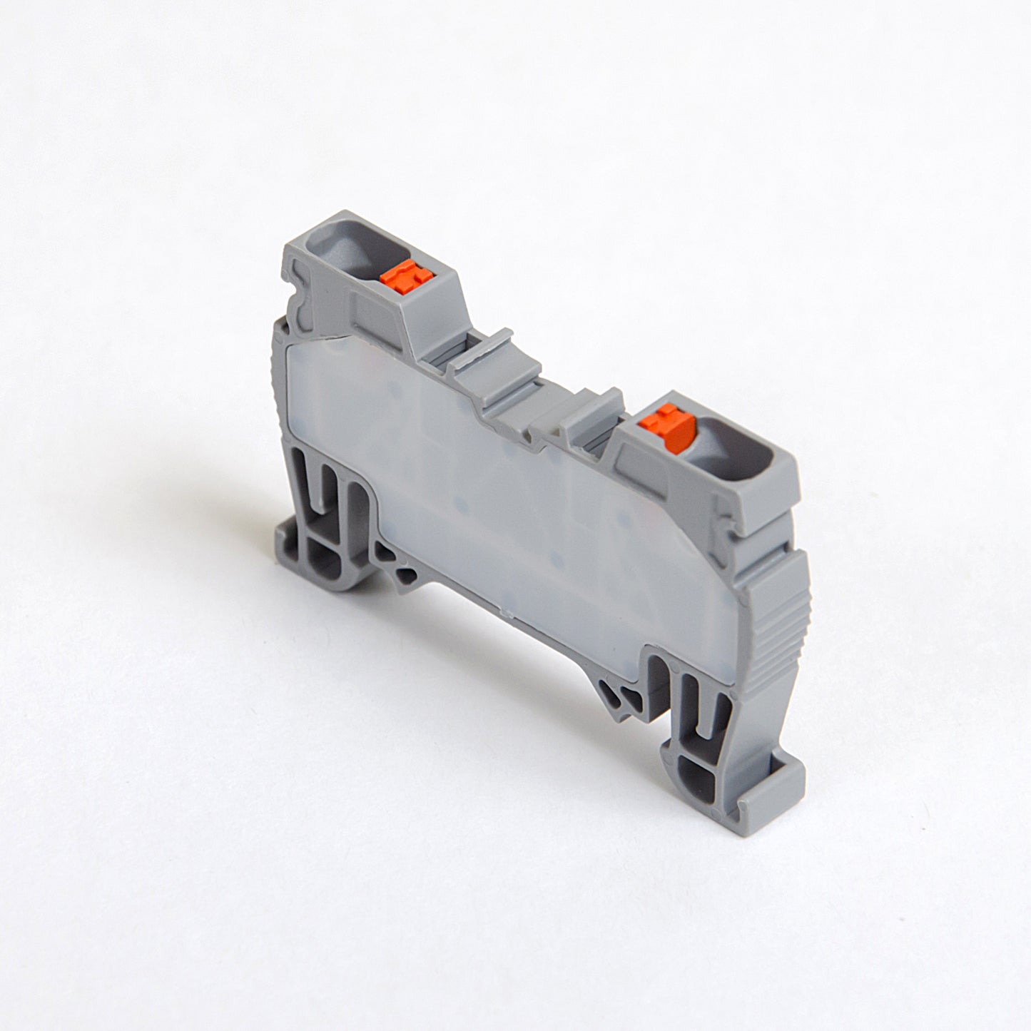 ONKA 4mm2 Spring Clamp Strip DIN Rail Terminal Strip 2-wire gray, 1020024