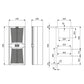 Air conditioning for control panels / cooler 2500W, PAD2550.01, Plastim