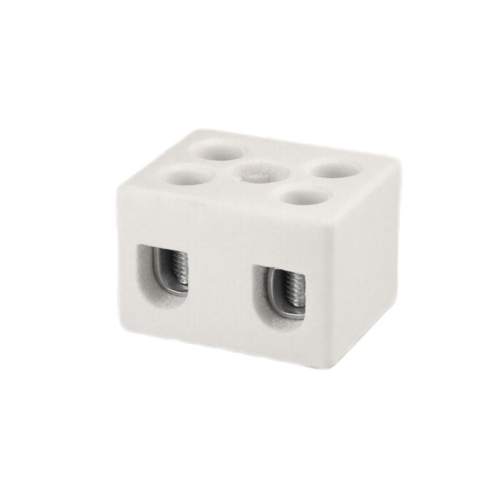 ONKA 4-6mm2 / 2-rail Steatite / Ceramic / Porcelain Connector - PORCELAIN TERMINAL BLOCK, 1070004