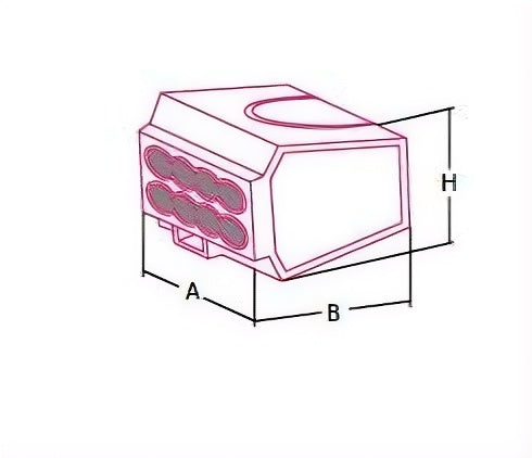 TRANSPARENT 5-pole plug 2.5 mm²