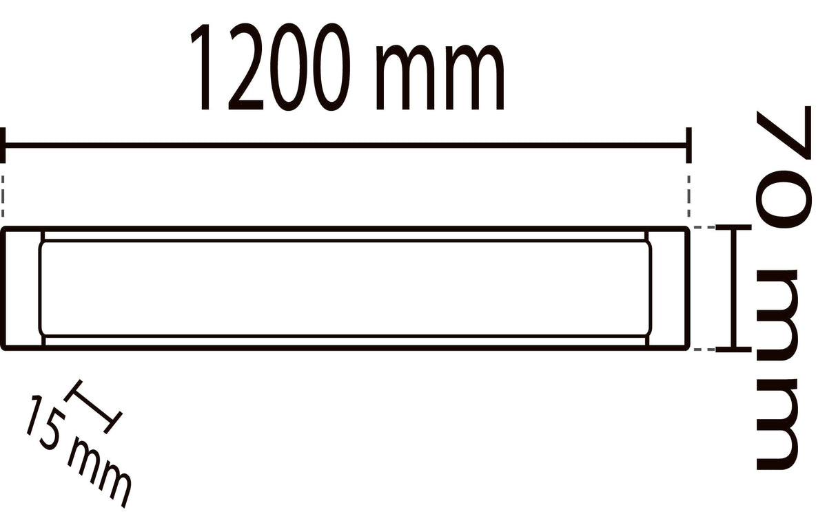 2pcs - 120 cm LED-Panel 40W IP20 Kaltweiß / 6500K Leuchte 3600Lm YL98-1200