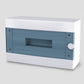 ARS modular switchgear 16 MOD (16 fuses), surface-mounted control cabinet, plastic, transparent door IP40, 346124