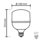 NOAS 60W (450W) LED light bulb type TORCH, cool white / 6500K, 5400 Lm, YL95-6001