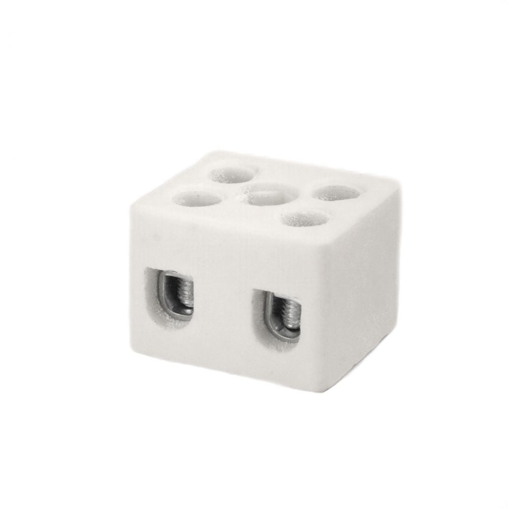 ONKA 2.5-4mm2 / 2-rail Steatite / Ceramic / Porcelain Connector - PORCELAIN TERMINAL BLOCK, 1070002