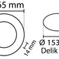 2 pieces SLIM LED panel cold white / 6500K 12W / 1080Lm round recessed round (incl. power supply) 6500K YL10-1200