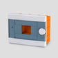 ARS Modulare Schaltanlage 2-6 MOD (2-6 Sicherungen), Kunststoff-Unterputz-Schaltschrank, transparente Tür IP40, 341213