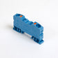 ONKA 10mm2 female terminal block DIN rail terminal 2-wire blue, 1020047