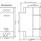 Digitales Überstromrelais mit Spannungsschutz und 3×3-stelliger LED-Anzeige TRM-30F