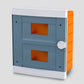 ARS Modulare Schaltanlage 16 MOD (16 Sicherungen), Kunststoff-Unterputz-Schaltschrank, transparente Tür IP40, 341206