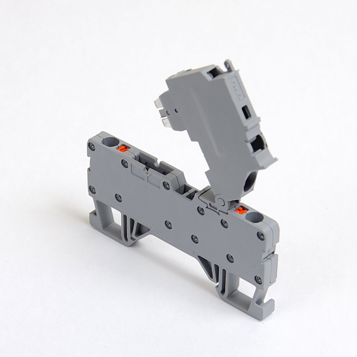 ONKA 2.5mm2 screw terminal fuse clamp (fuse not included) gray, 1020223