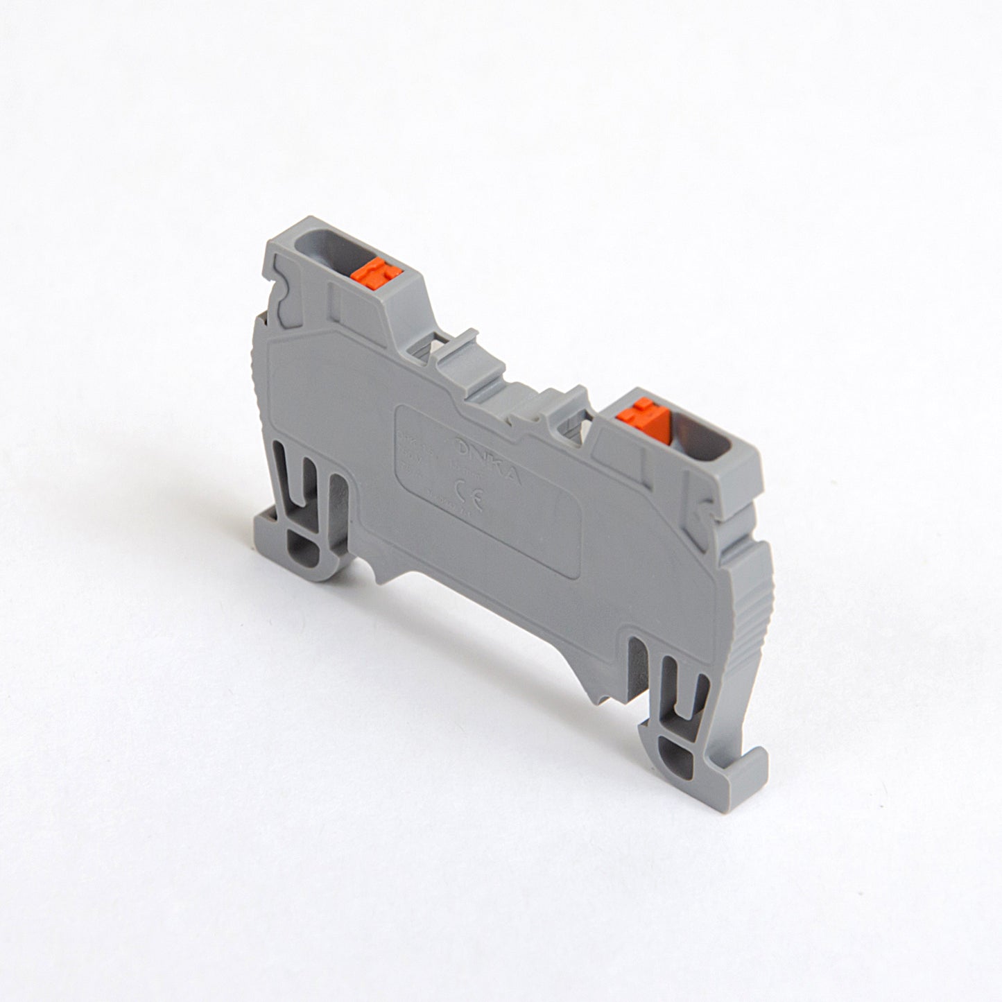 ONKA 1.5mm2 Spring Clamp Block DIN Rail Terminal 2-wire gray, 1020002