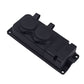 Gummidoppelsteckdose schwarz hermetisch aufliegend 250V, 16A, IP44, SCHUKO 2P+Z, 2KMP-F, Bylion