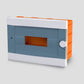 ARS Modular Control Cabinet 12 MOD (12 fuses), plastic flush-mounted control cabinet, transparent door IP40, 341219
