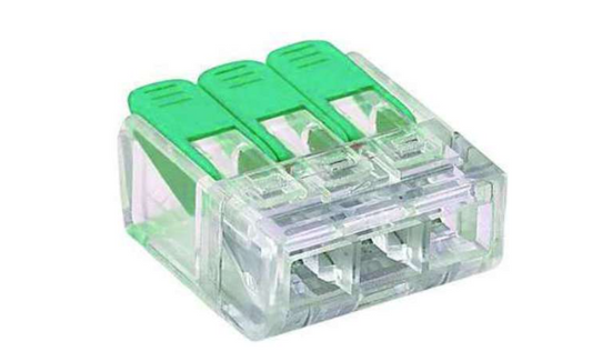 Plug-in spring-loaded terminal, 3-pole